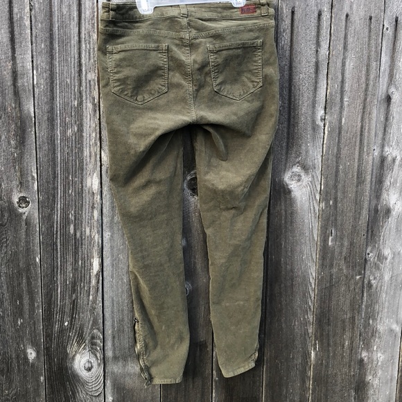 PAIGE Corduroy Stretch Skinny Pants Ankle Zipper Size 29. Fits like size 6/7-ish - Picture 7 of 14